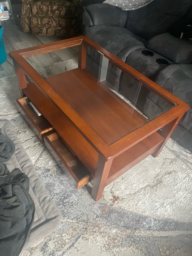 Sklar-Peppler glass top coffee table - photo 2