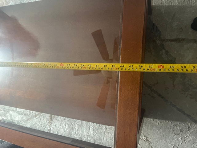Sklar-Peppler glass top coffee table - photo 3