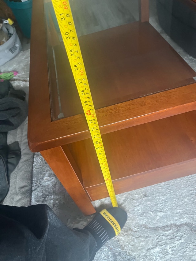 Sklar-Peppler glass top coffee table - photo 5