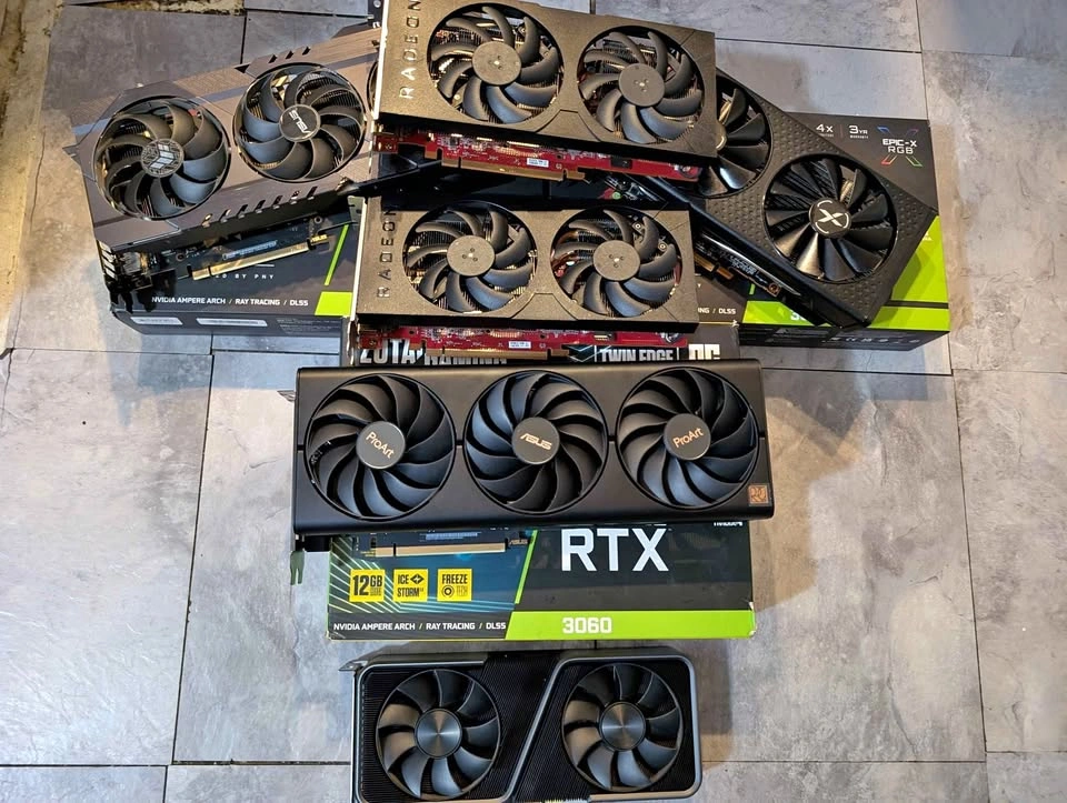 GPU Lot - RX 7900xt, RTX 5060ti, 4060, 3060ti, 1650, RX 580, GTX