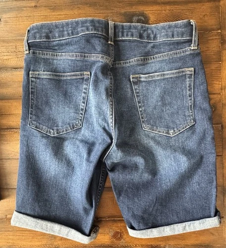 Topman Stretch Skinny Denim Shorts, Men’s, Waist 30 - photo 4
