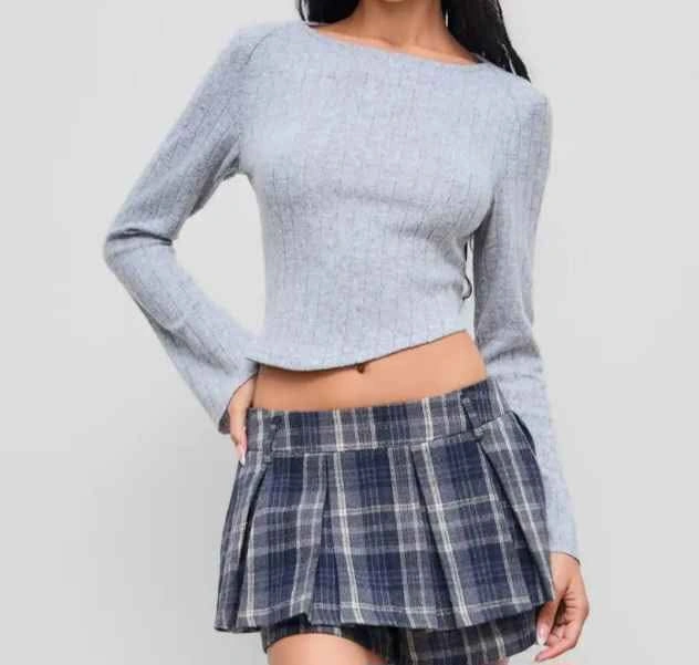 Brand New Boat Neck Asymmetrical Long Sleeve Sweater - Small - photo 3