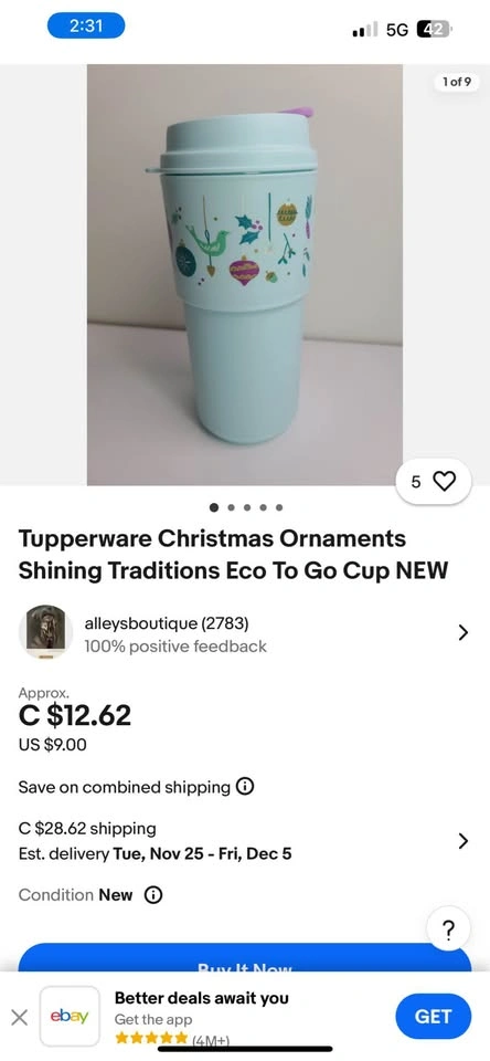 New Tupperware Christmas Ornaments Shining Traditions Eco To Go - photo 2
