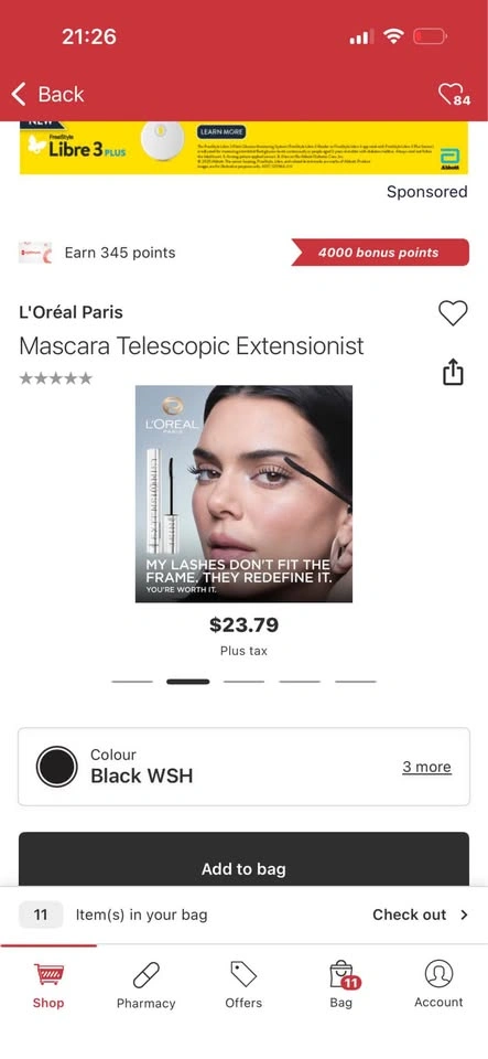 Loreal New Telescopic Extentionist Mascara - photo 3
