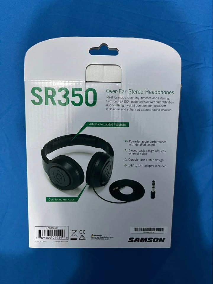 21 Samson SR350 Over-Ear Stereo Headphones - Bulk Lot - photo 3