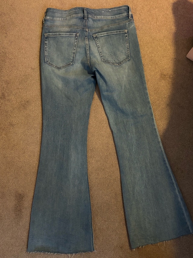 Light Blue Women's Flared Jeans - photo 2