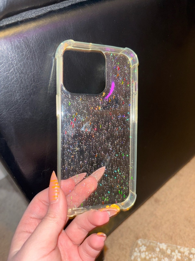 4 iPhone 15 Cases: Clear Magnetic, Floral, Sparkle - photo 4