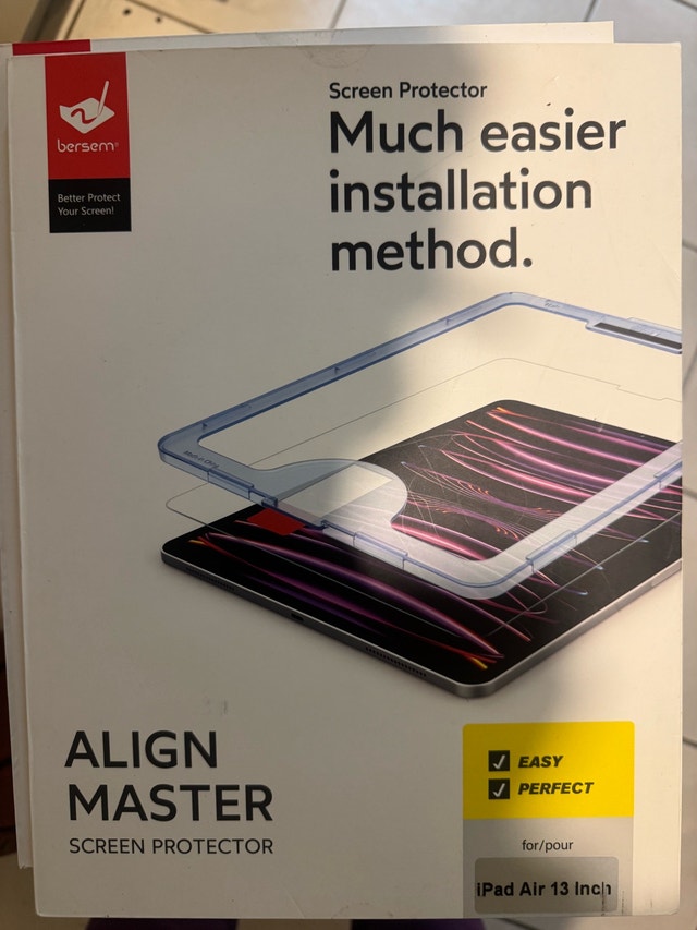 Bersem Align Master Screen Protector for iPad Air 13-Inch