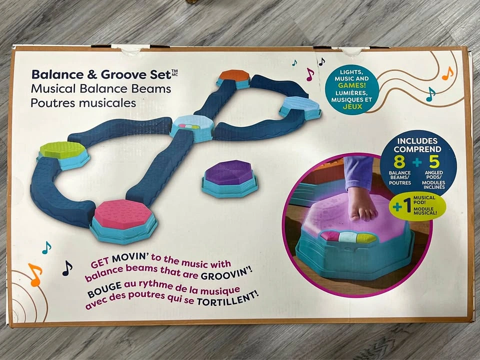 Kids Musical Balance Beams Set – Lights & Sounds