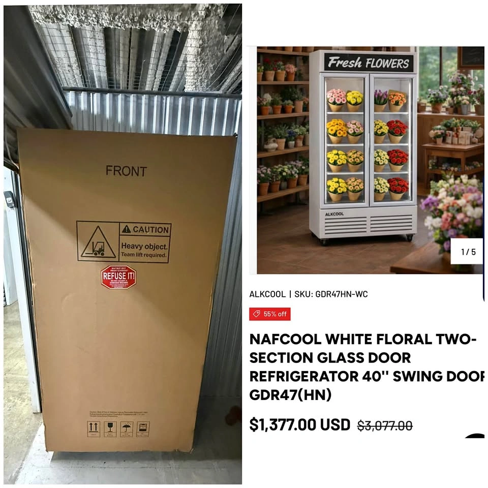 Commercial Fridge Two Door Brand New