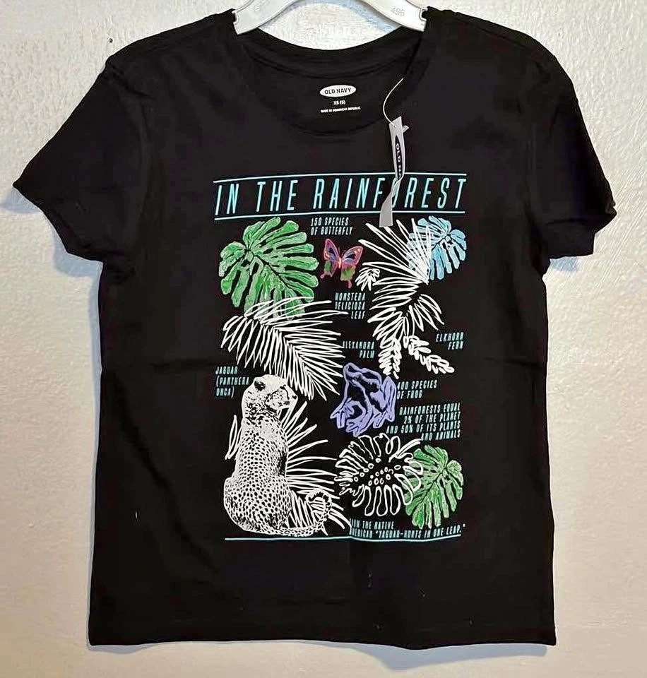 GIRLS TSHIRT SIZE: XS PRICE:$15