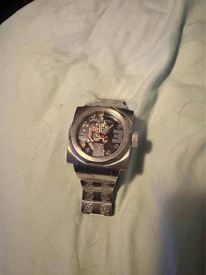 Ed Hardy Tiger Face Watch