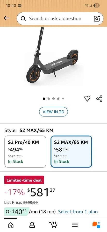 Hiboy S2 Max Electric Scooter - Like New + Free AirTag - photo 3