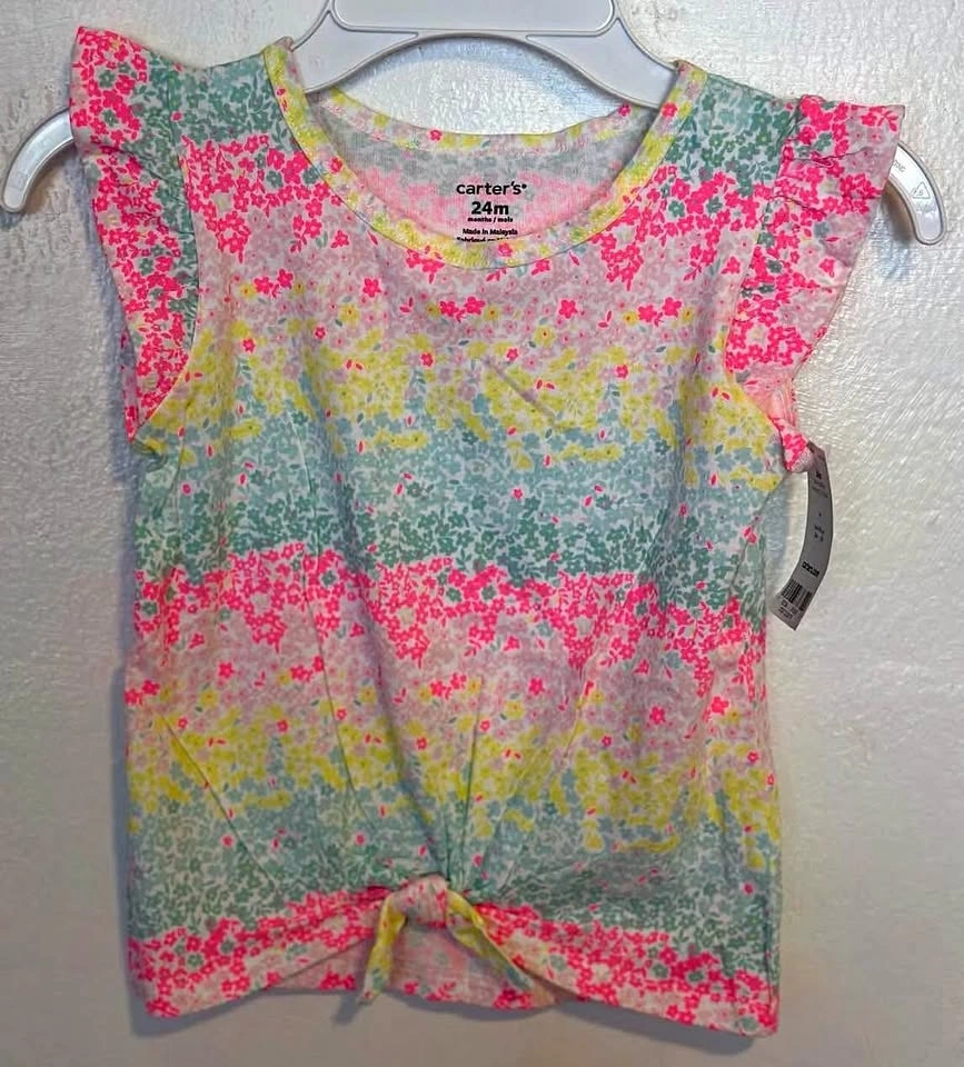 GIRLS FASHION TSHIRT SIZE:24 MONTHS PRICE:$10