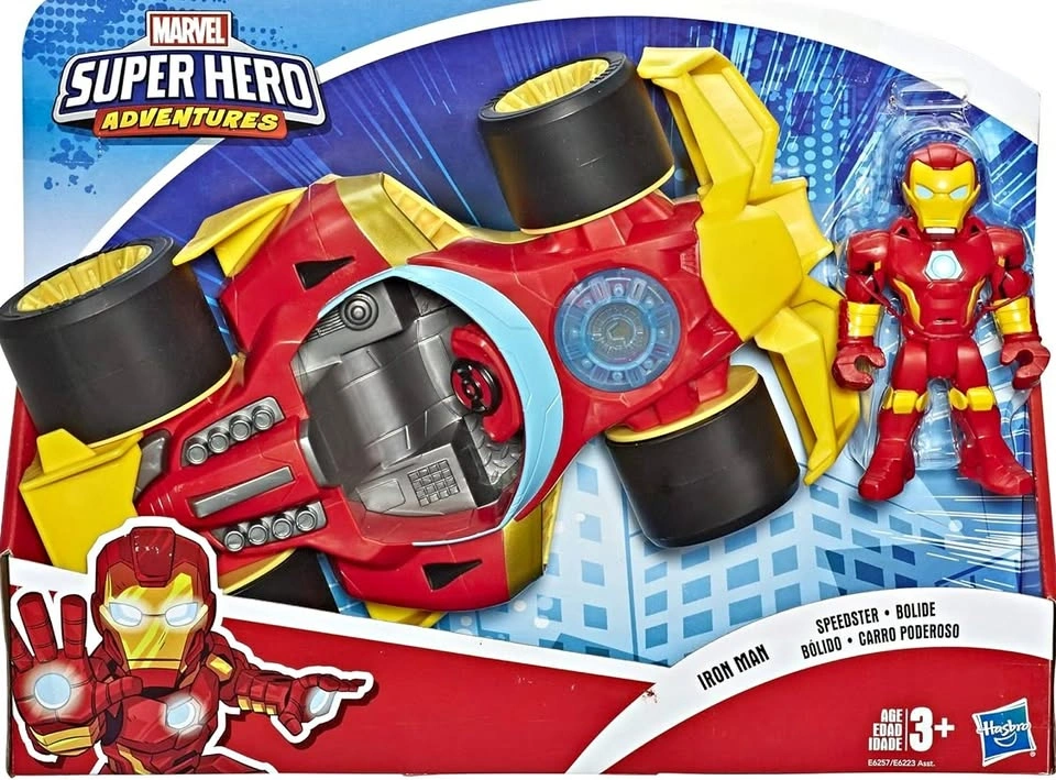 Marvel Super Hero Adventures Iron Man Speedster Set