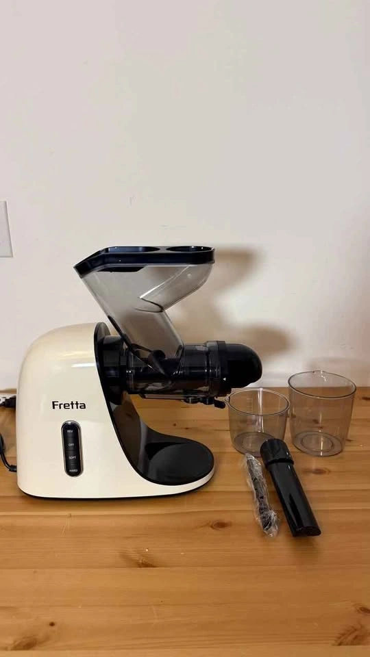 Fretta Cold Press Slow Masticating Juicer, New - photo 2