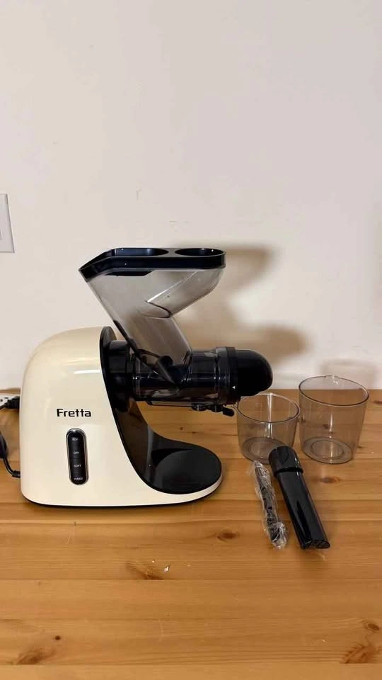 Fretta Cold Press Slow Masticating Juicer, New - photo 3