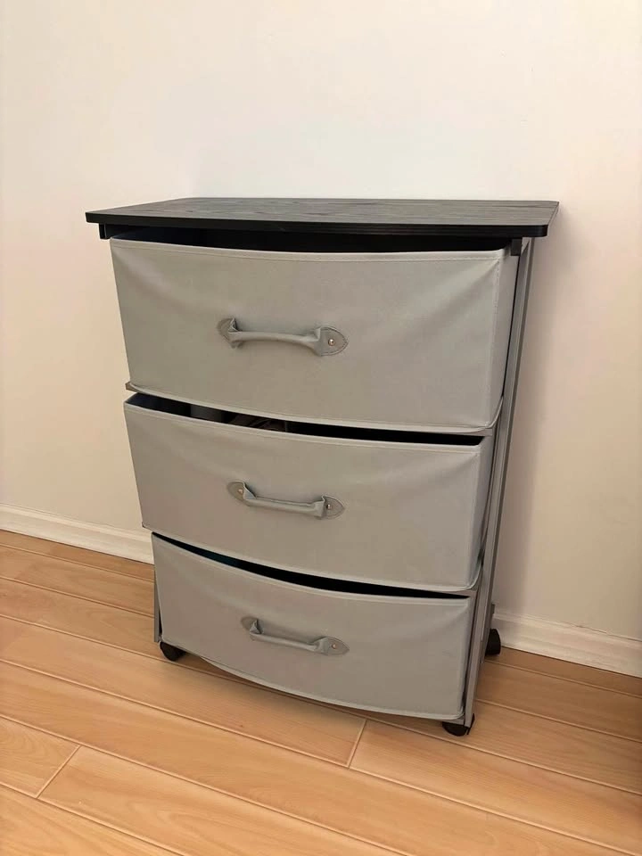 Grey Rolling Drawers
