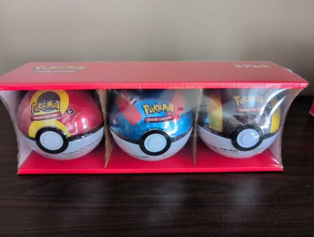 Pokemon Poke Ball 3 Pack TCG