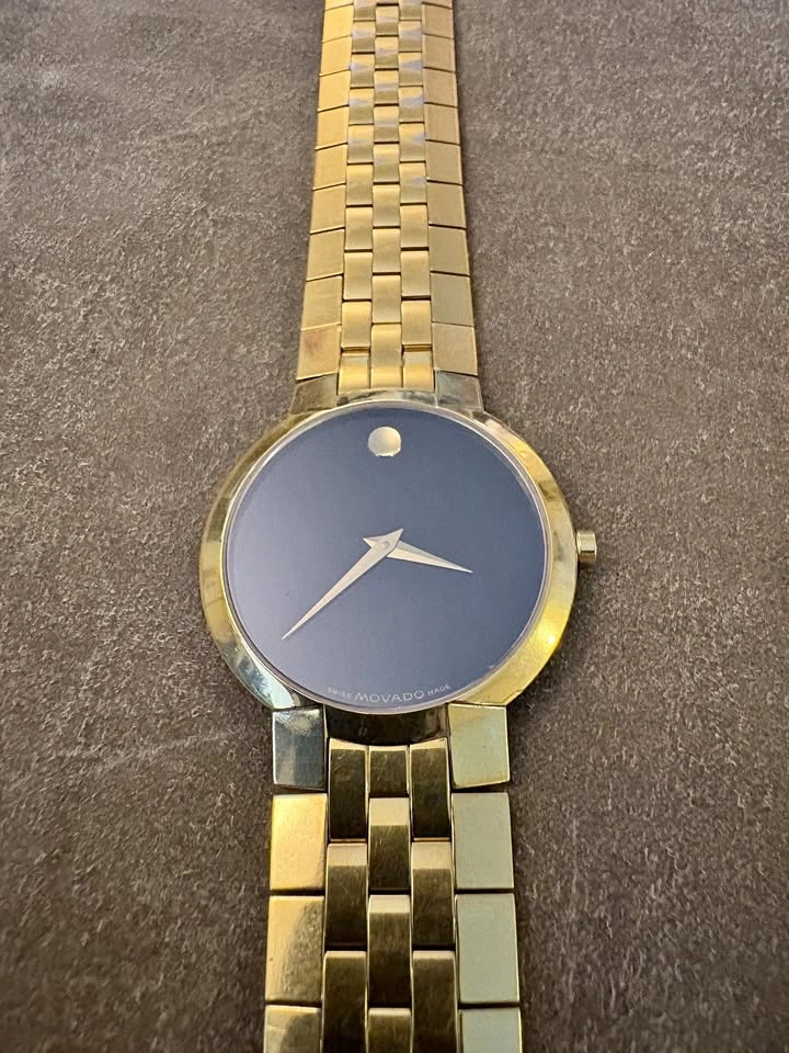 Classic 1990s Movado Museum Quartz Watch