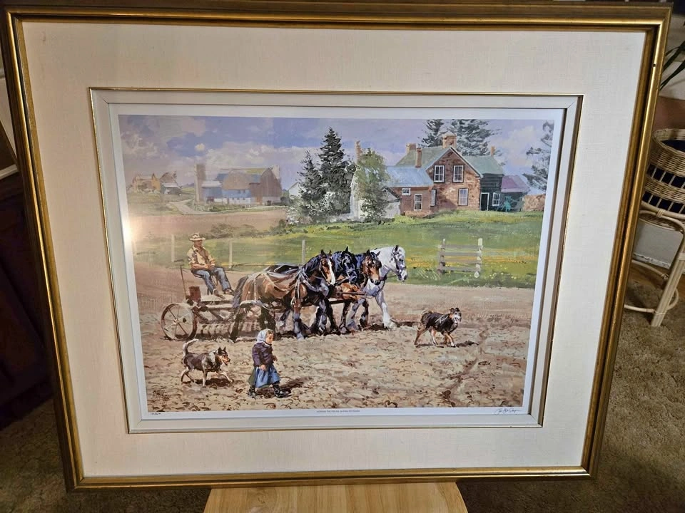 Peter Etril Snyder Framed Print "Across the Fields"
