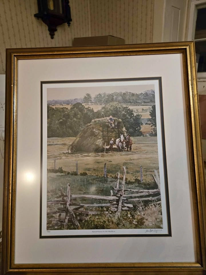 Peter Etril Snyder "Adjustments to the Hay Rack" Print