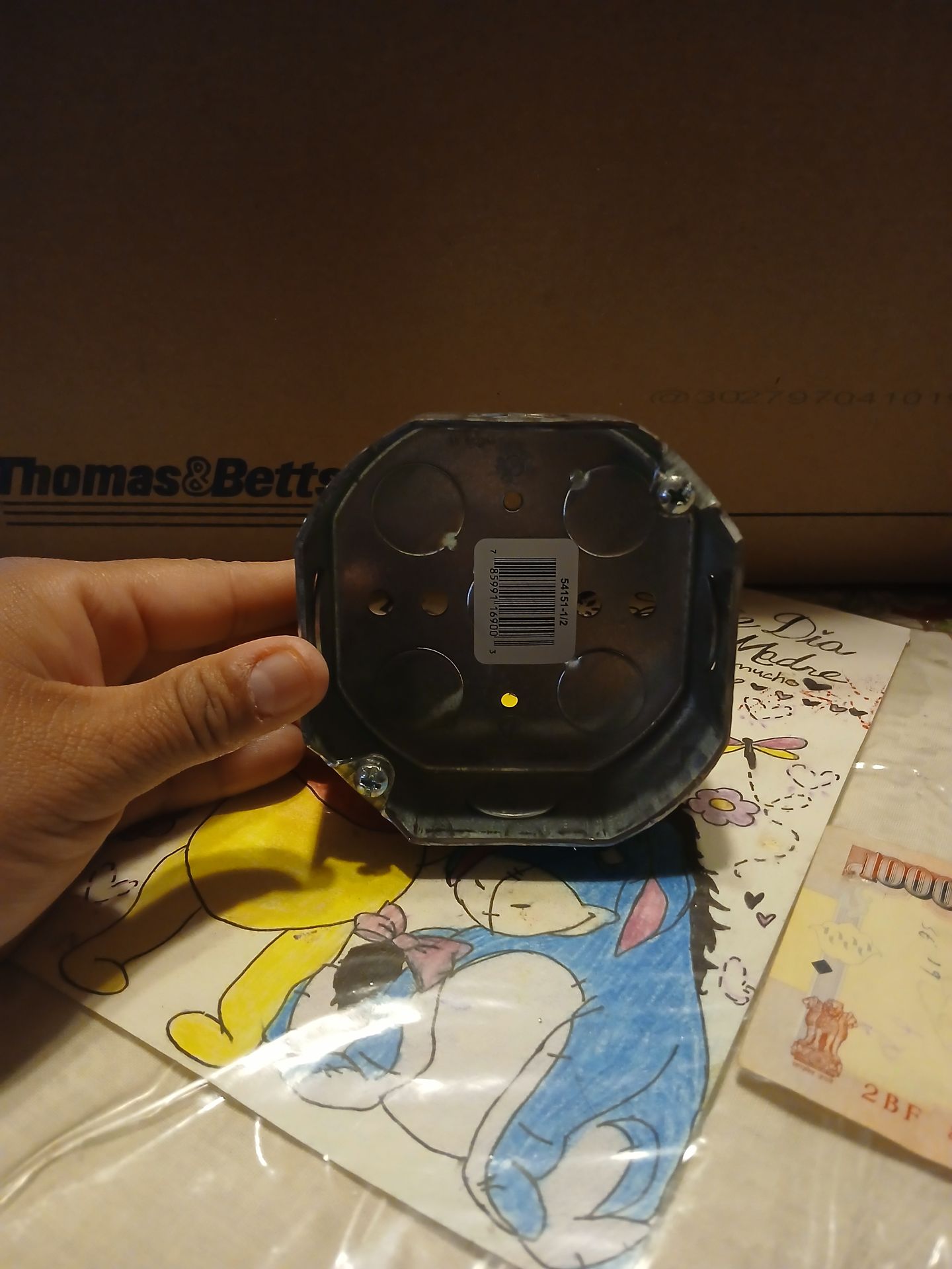 4 boxes of 4" octagon electrical boxes - photo 2