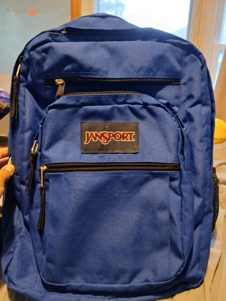 Blue Jansport Backpack