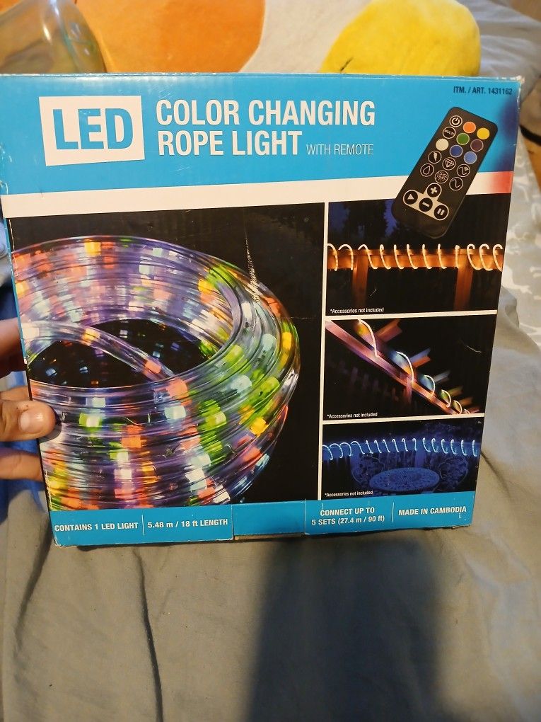 New LED Color Changing Rope Light