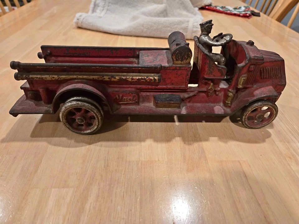 Arcade Cast Mack Truck with Driver