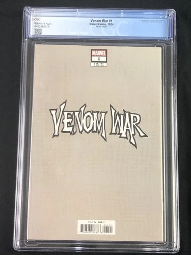 Venom War #1 Negative Space Variant CGC 9.8 Comic Book - photo 2