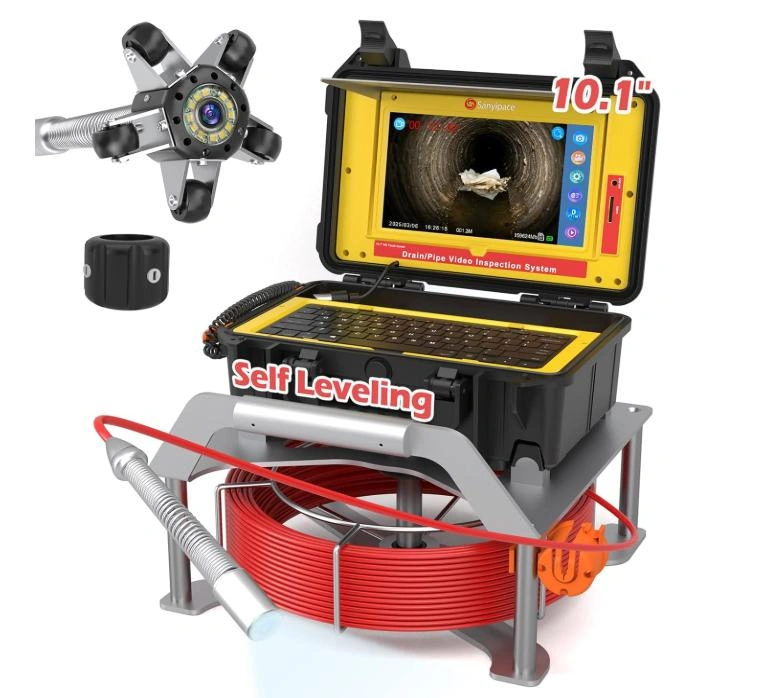 NEW Sewer HD Inspection Camera 10" Touch Screen 512HZ