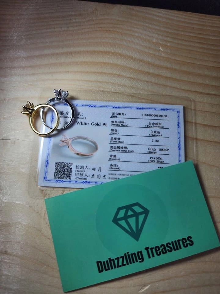 S925 18k Rings - photo 2