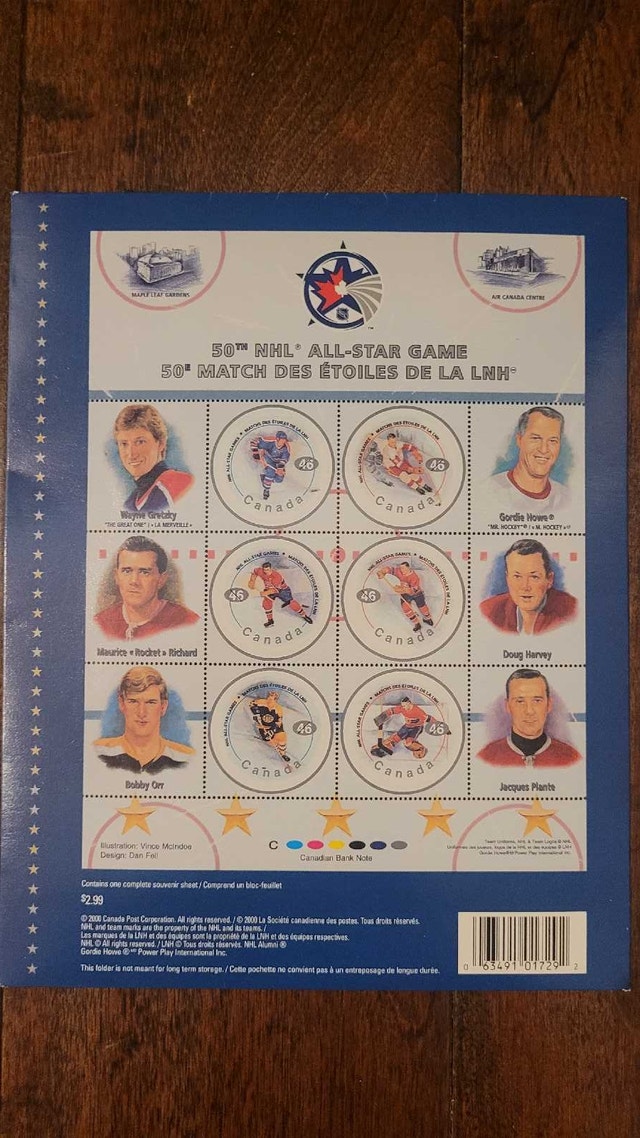 NHL All-Star Stamps - photo 4