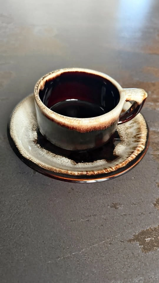 Vintage Penn State Pottery Cups & Saucers – Signed Studio Set