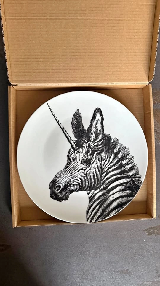 Chase & Wonder Fox Fine China Plate - Hand Decorated