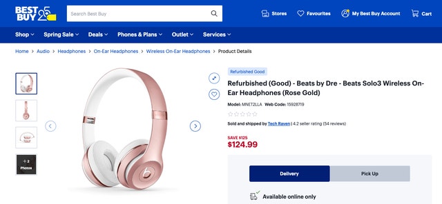 Beats Solo3 Wireless On-Ear Headphones - Rose Gold - photo 5