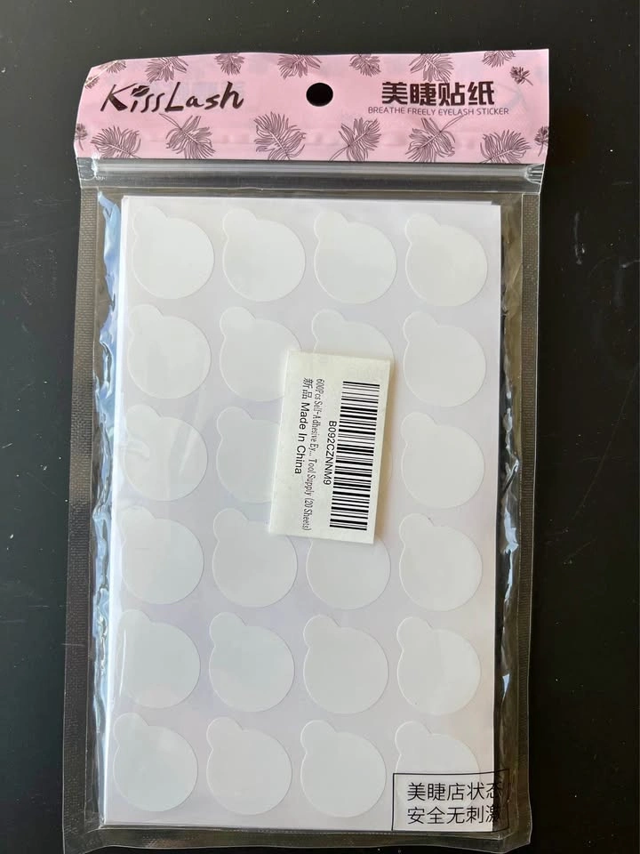 Kisslash Disposable Glue Pallet Stickers for Eyelash Extensions