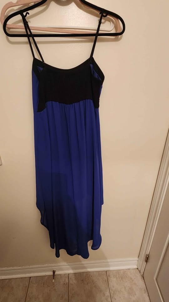 Royal blue hi-low dress (medium) - photo 2