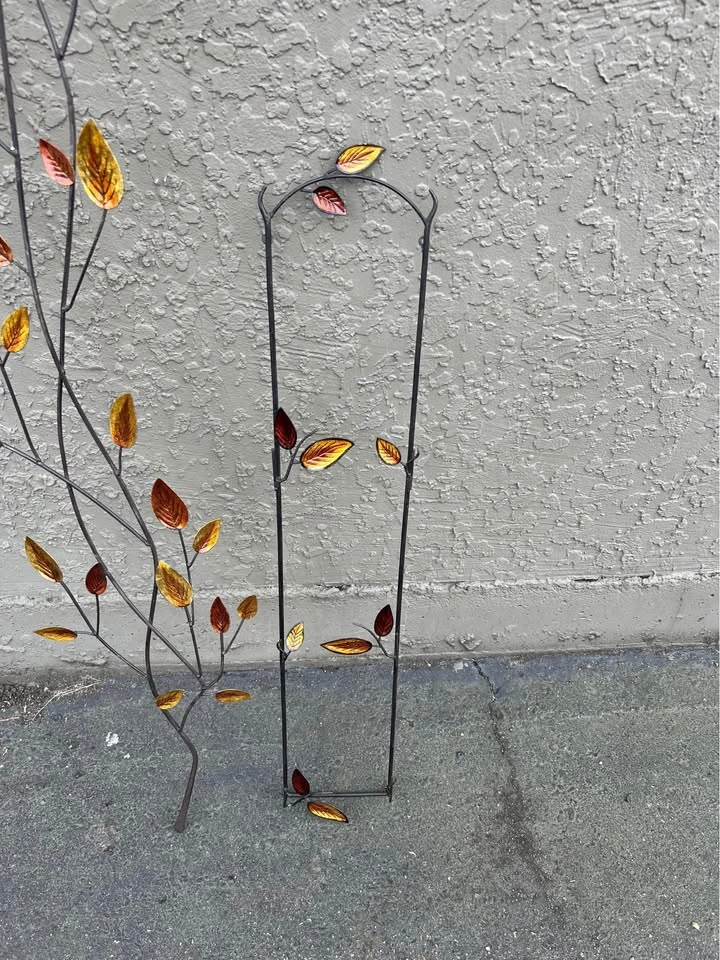 Pier One Imports Metal Leaf Wall Art Set of 2 - photo 2