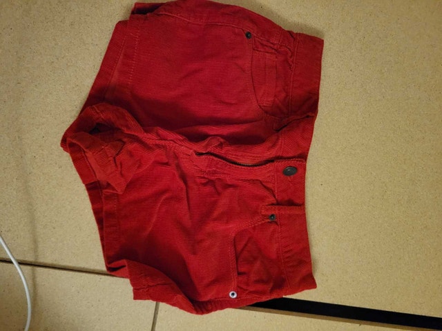 Forever 21 Red Corduroy Shorts - Size XS