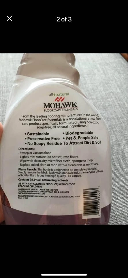 Mohawk Floor Cleaner for Wood Laminate - 32oz - photo 3