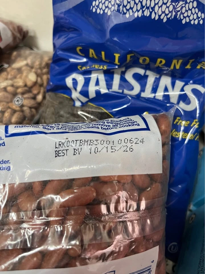 Cereal, beans, brown rice and raisins - Never opened - photo 5