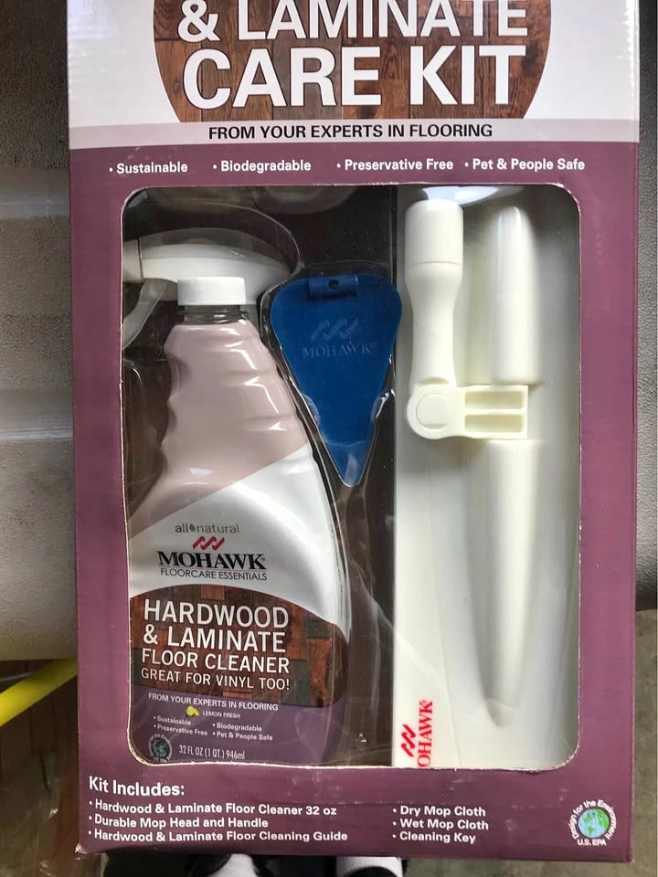 New Mohawk Hardwood & Laminate Cleaning Care Kit