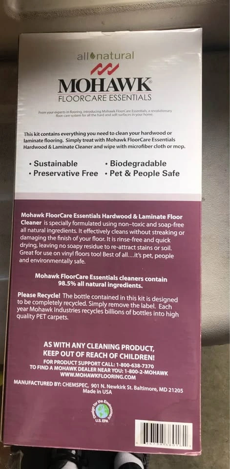 New Mohawk Hardwood & Laminate Cleaning Care Kit - photo 3