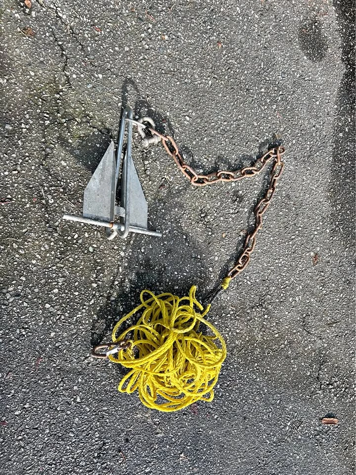 Boat Anchor Kit Anchor Chain Rope