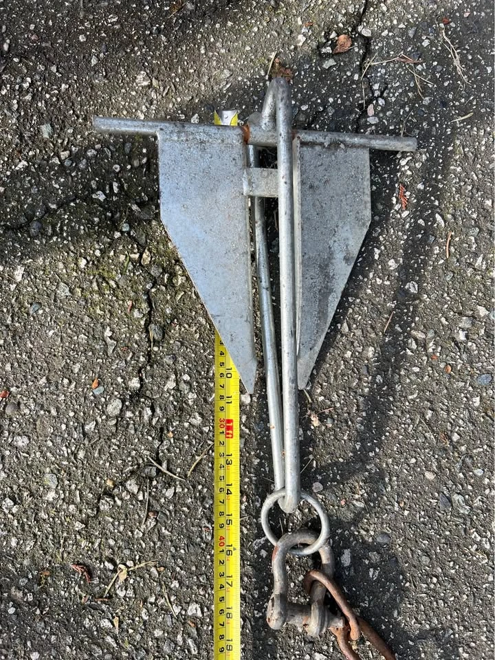 Boat Anchor Kit Anchor Chain Rope - photo 3