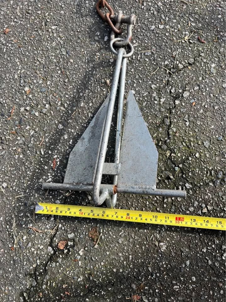 Boat Anchor Kit Anchor Chain Rope - photo 4