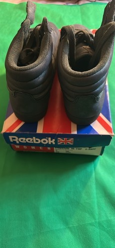 Vintage Reebok Classic Freestyle Hi Top Sneakers Red Double Stra - photo 5
