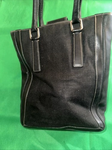 Vintage COACH Bonnie Cashin Legacy Slim Bucket Tote Bag 9429 Bla - photo 4